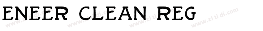 eneer Clean Reg字体转换 eneer Clean Reg字体转换